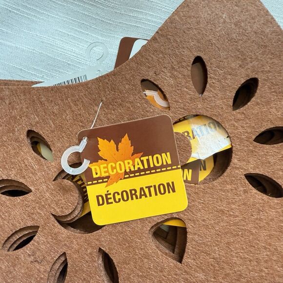 Set Of 10 Brown Felt Large Owl Placemats Fall Decor Crafting Decoration All New - Picture 4 of 5